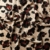 Designer Silk Jersey Knit Cheetah Taupe/Brown