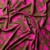 Designer Silk Jersey Knit Groovy Pattern Brown/Pink