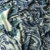 Designer Silk Jersey Knit Retro Abstract Waves Mint/Navy/Rust