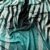 Designer Silk Jersey Knit Abstract Line Pattern Ivory/Teal/Black