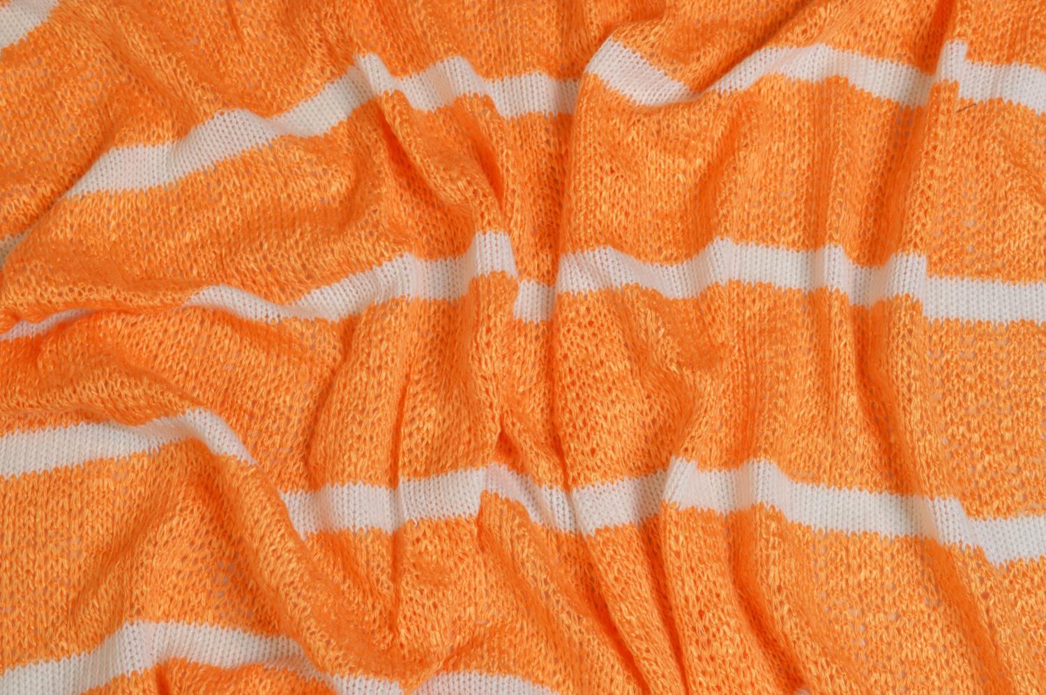 Splendid Sweater Knit Stripe Marigold/Ivory