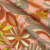Double Brushed Retro Floral Peach/Rust