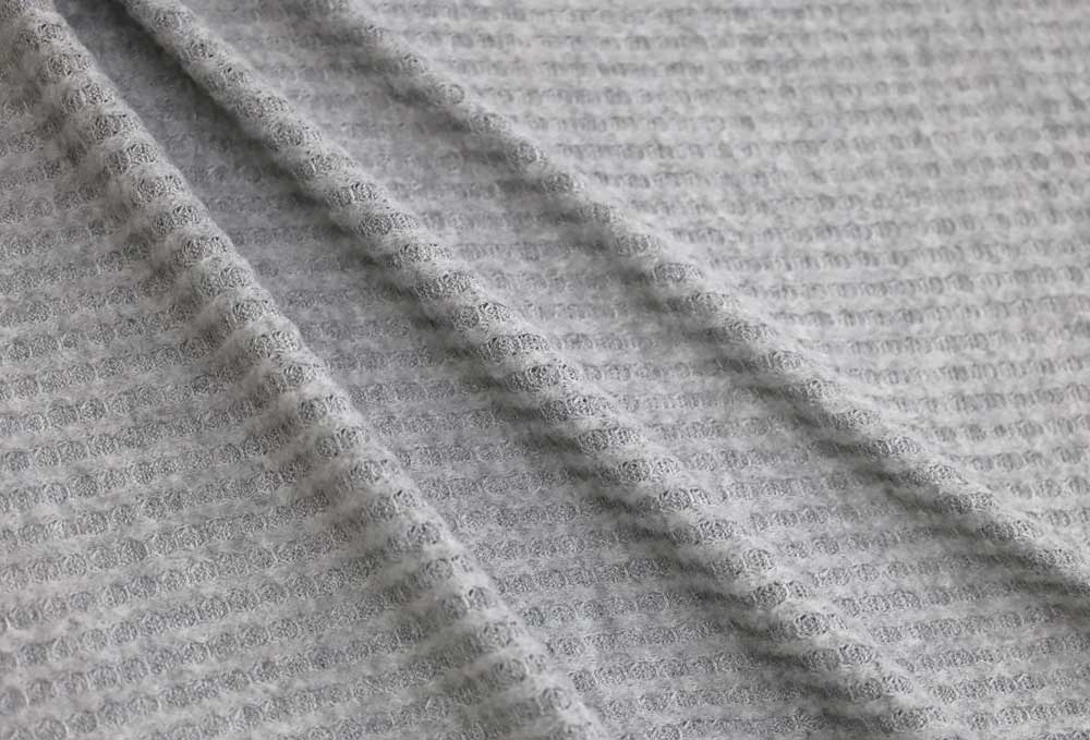 Brushed Waffle Solid Heather Gray