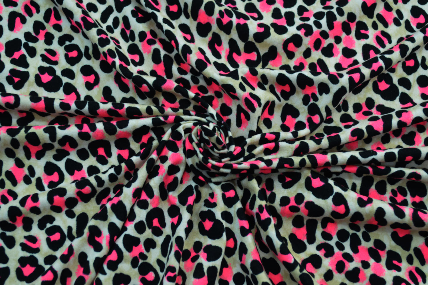 Double Brushed Cheetah Neon Pink