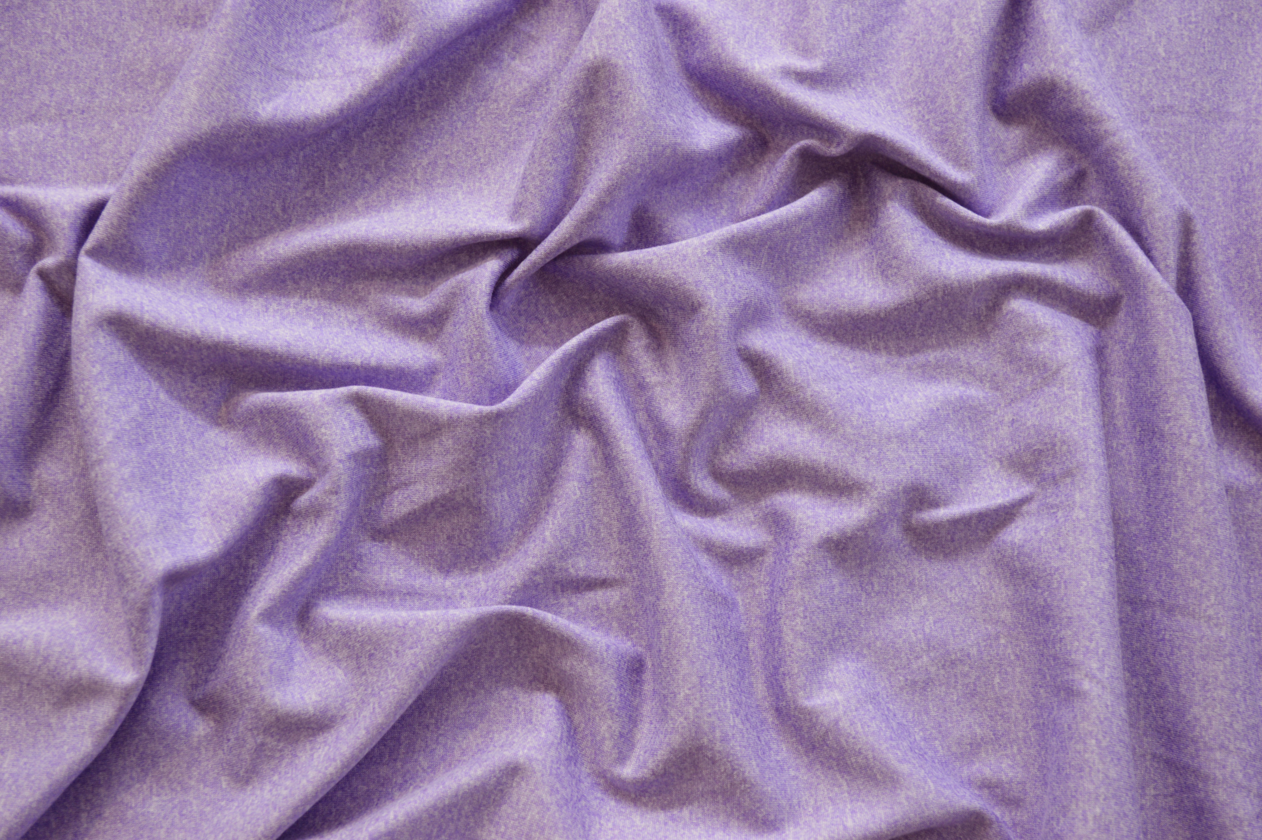 Double Brushed Poly Two Tone Lilac