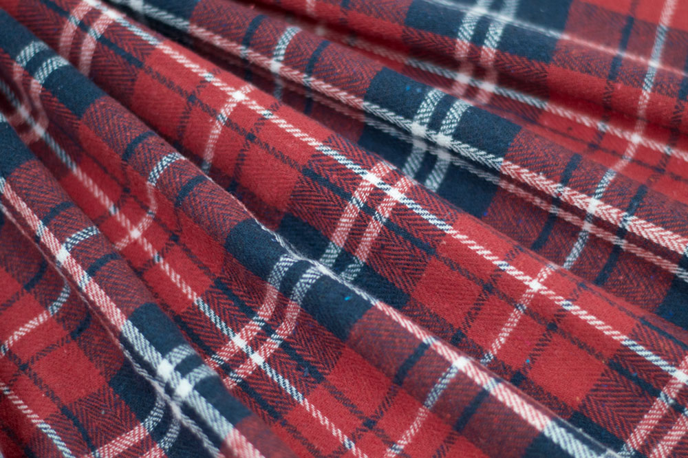 Flannel Plaid Red/Navy/White