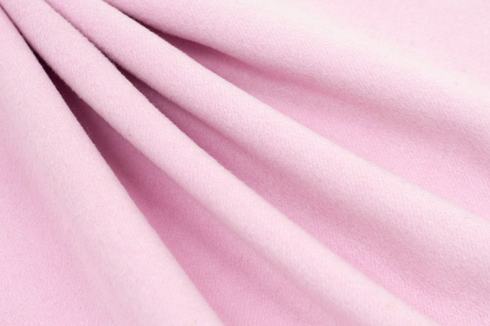 Wool Melton Coating Pink