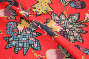 Cotton Linen Large Scale Leaves