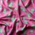 Rayon Challis Iris Bouquets Pink/Teal