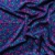 Printed Scattered Fuchsia and Blue Floral Woven