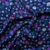 Printed Scattered Florals Navy Dull Satin Woven