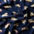 Cotton Flannel Print Sleepy Dogs Navy/Tan