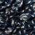 Printed T-Shirt Knit Tropical Leaves Navy/Grey