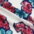 Cotton Lawn Roses White/Red/Blue