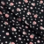 Double Brushed Ditsy Floral Black/Pink