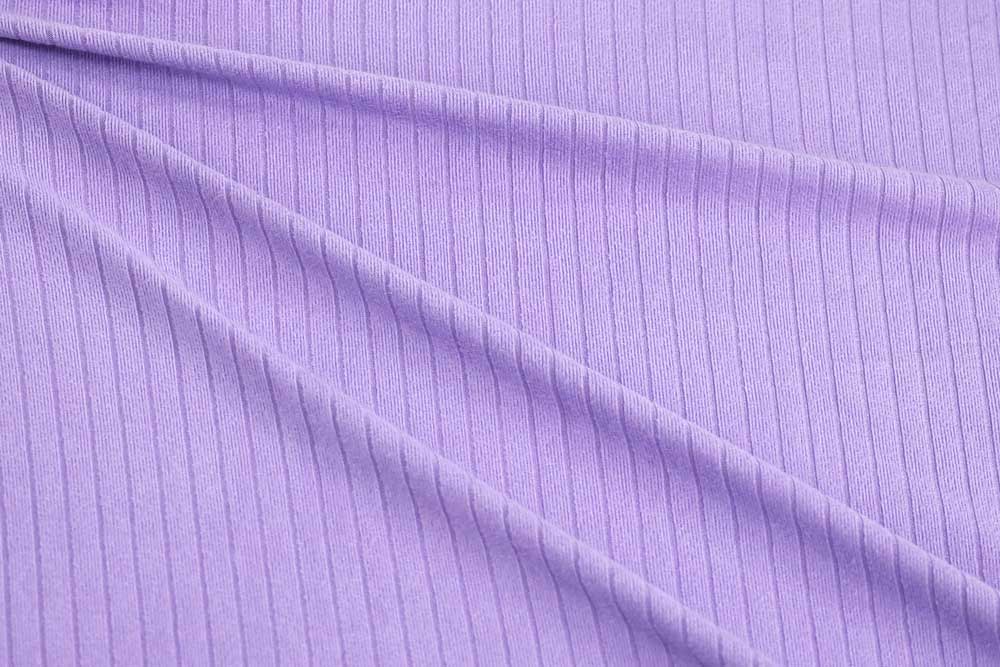 Double Brushed Rib Knit 8×2 Lilac