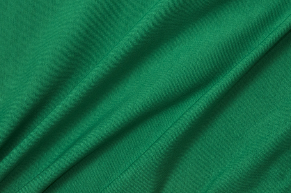 Cotton Spandex Solid Kelly Green