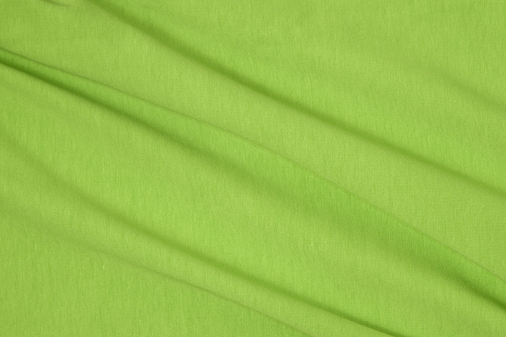 Cotton Spandex Solid Lime