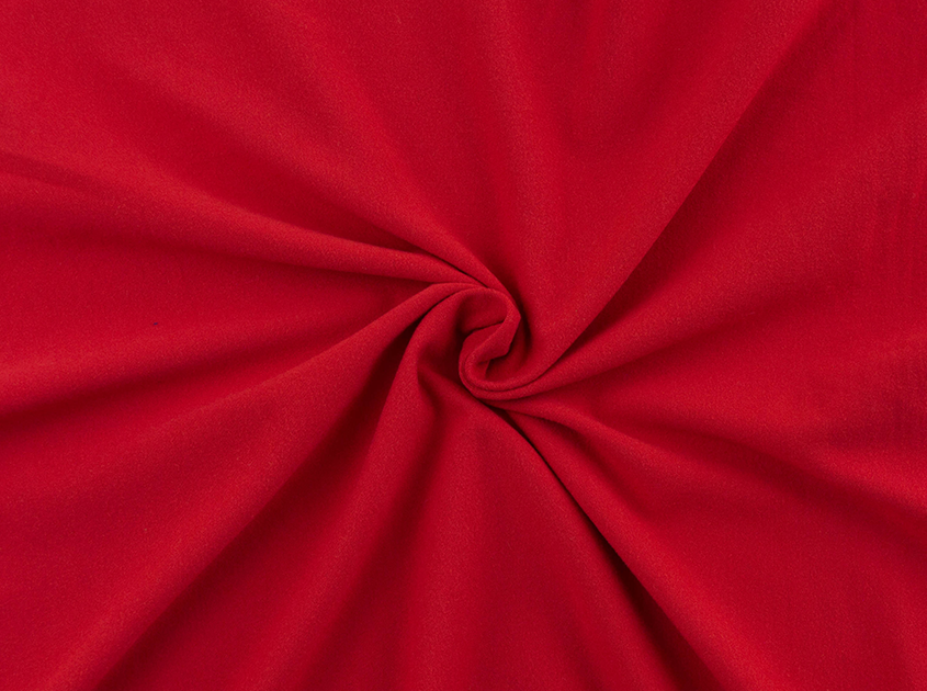 Milana Double Brushed Poly Red