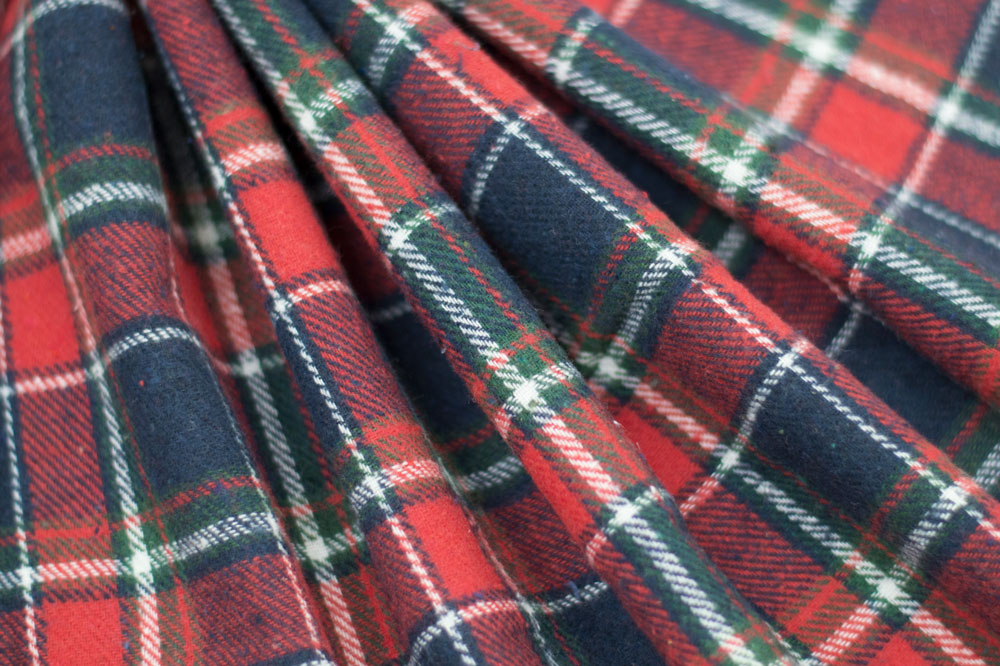 Flannel Plaid Navy/Red/Green
