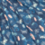 Marketa Stengl by Fabric Merchants Double Brushed Poly Jersey Knit Silky Way Silk Moth Galaxy Blue/Pink