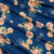 Double Brushed Floral Navy/Pink/Green
