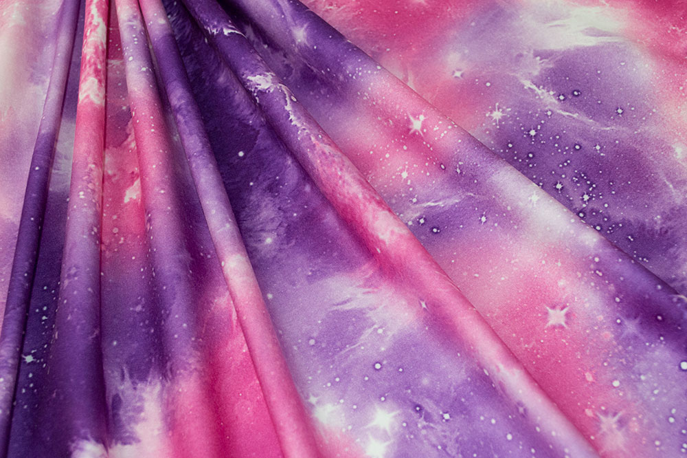 Double Brushed Stellar Galaxy Purple/Pink