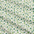 Cotton Spandex Shamrock Leaves White/Green
