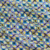 Rayon Challis Abstract Geometric Black/Purple/Yellow