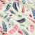 Marketa Stengl by Fabric Merchants Digital Feathers Sage/Pink