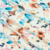Double Brushed Watercolor Floral White/Blue