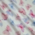Double Brushed Butterflies White/Pink/Blue