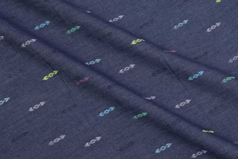Chambray Abstract Multi-Color Print Woven