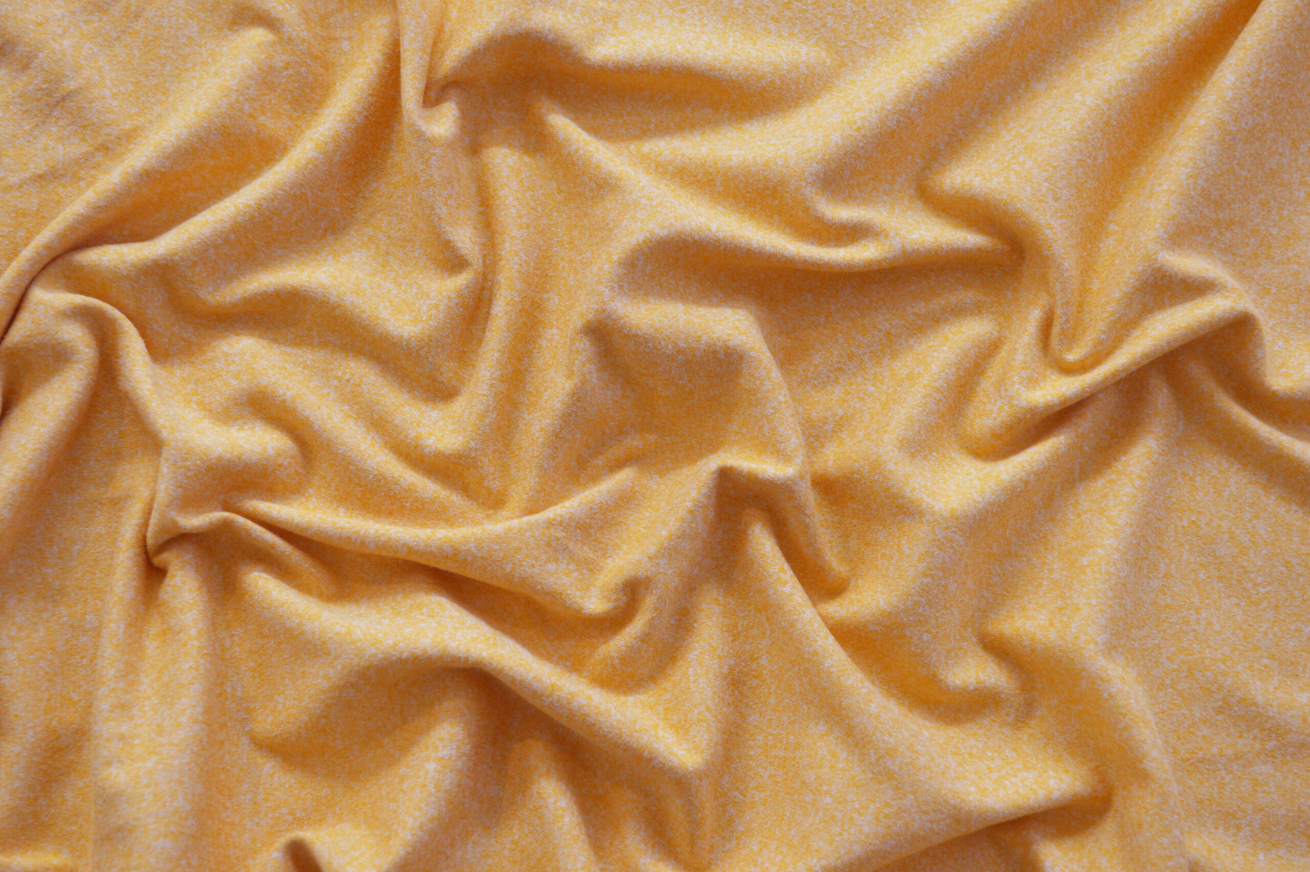 Double Brushed Poly Two Tone Mustard