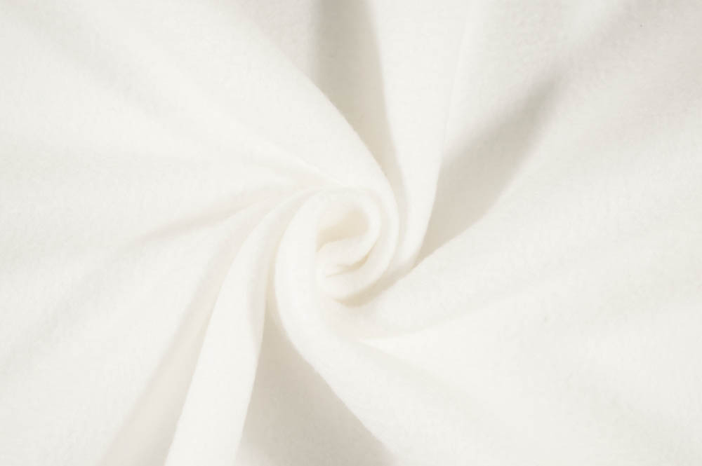 Fleece Solids White