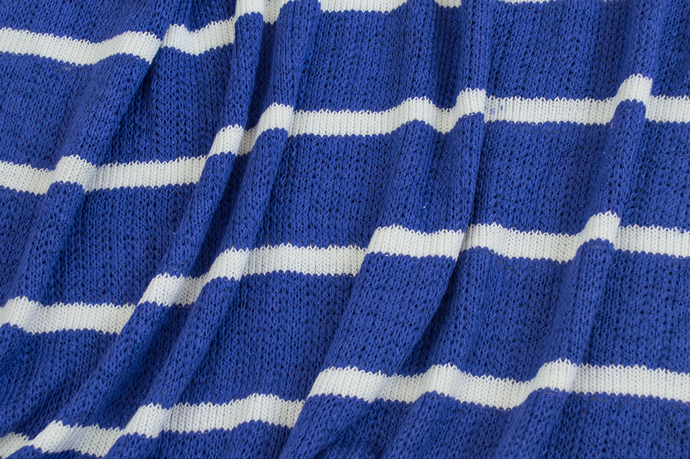 Splendid Sweater Knit Stripe Cobalt/Ivory