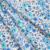 Double Brushed Floral Print Ivory/Blue